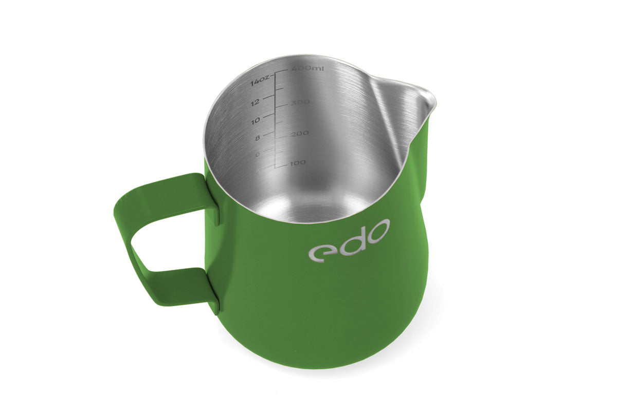 Pro Lined Milk Pitcher - 400ml | Green