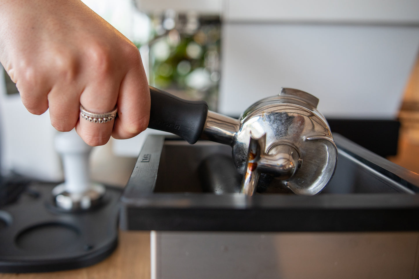 Stainless Steel Square Open Base Knock Chute